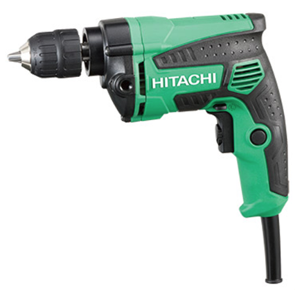 HiKOKI Rev & Variable Speed Hand Drill 3/8" 600W 1,4kg D10VC3 - Click Image to Close
